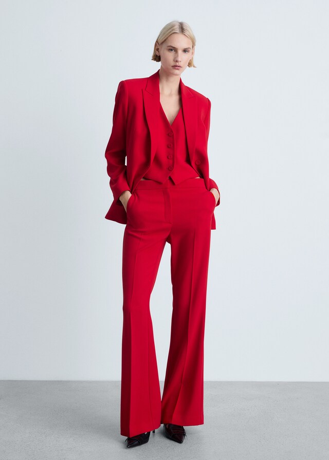 Mango Pantalón traje wideleg Gran oferta