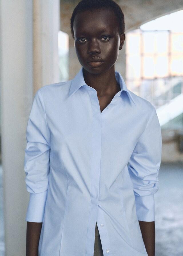 Mango Camisa algodón entallada Últimos 3 días