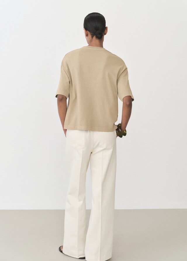Mango Camiseta algodón oversize Oferta exclusiva