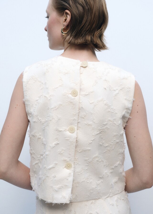 Mango Top crop textura Rebajas baratas