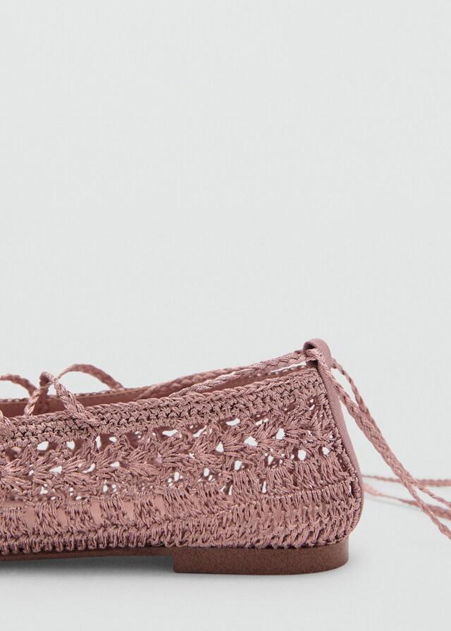 Mango Bailarina crochet tiras Envío internacional gratuito