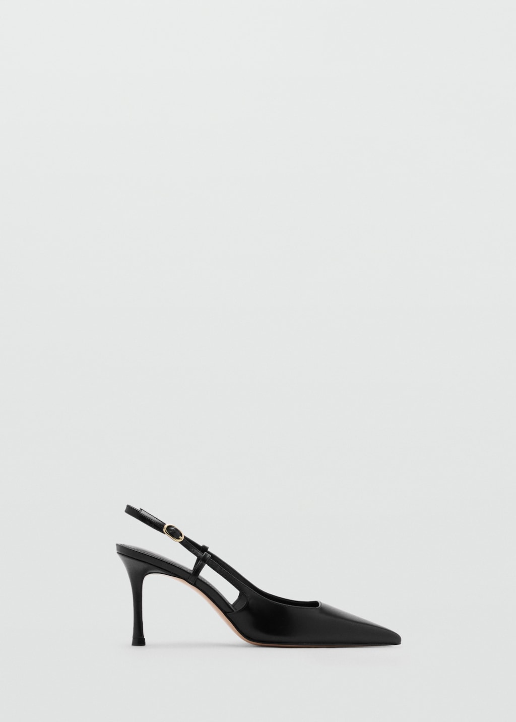 Mango Zapato tacón piel punta