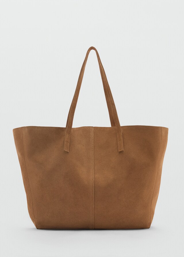 Mango Bolso shopper serraje Oferta exclusiva