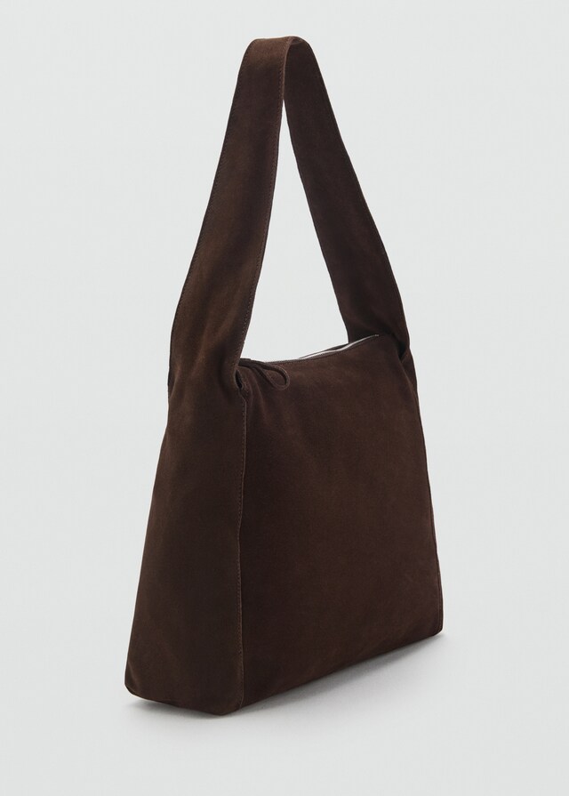 Mango Bolso shopper serraje Descuento por venta flash