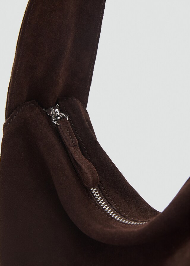Mango Bolso shopper serraje Descuento por venta flash
