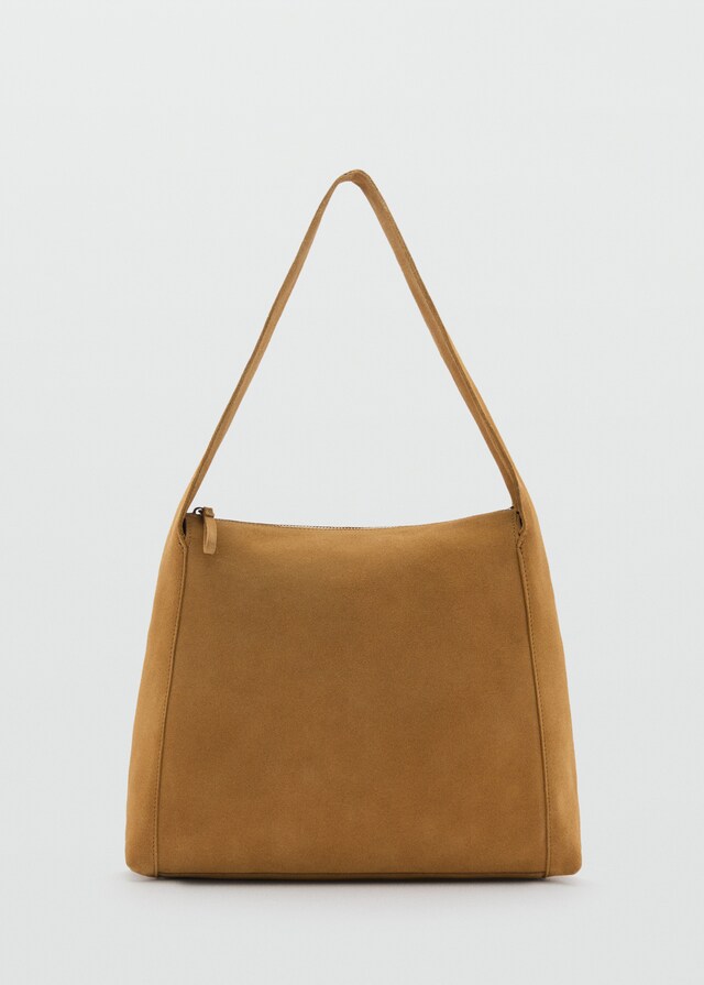 Mango Bolso shopper serraje Ofertas especiales