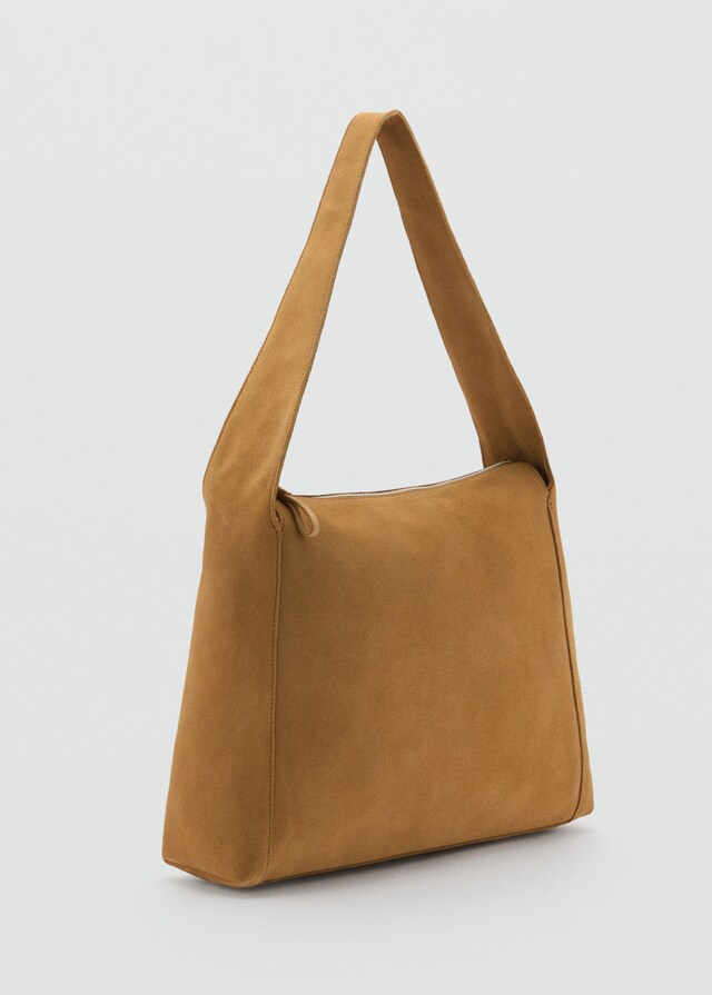 Mango Bolso shopper serraje Ofertas especiales