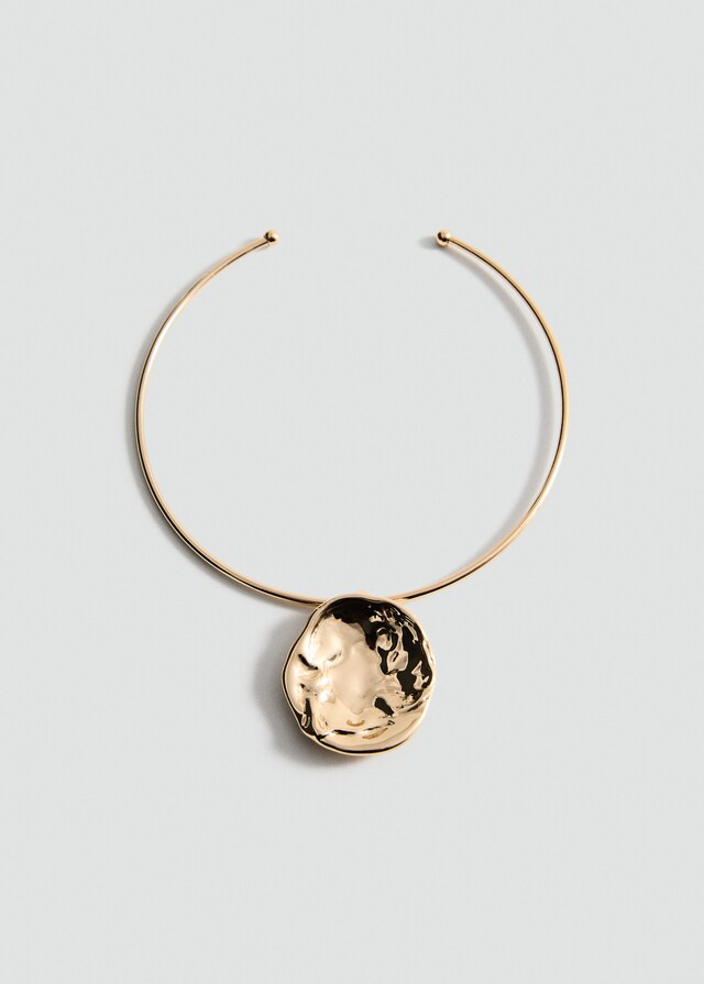 Mango Collar rígido diseño circular Rebajas de fin de temporada