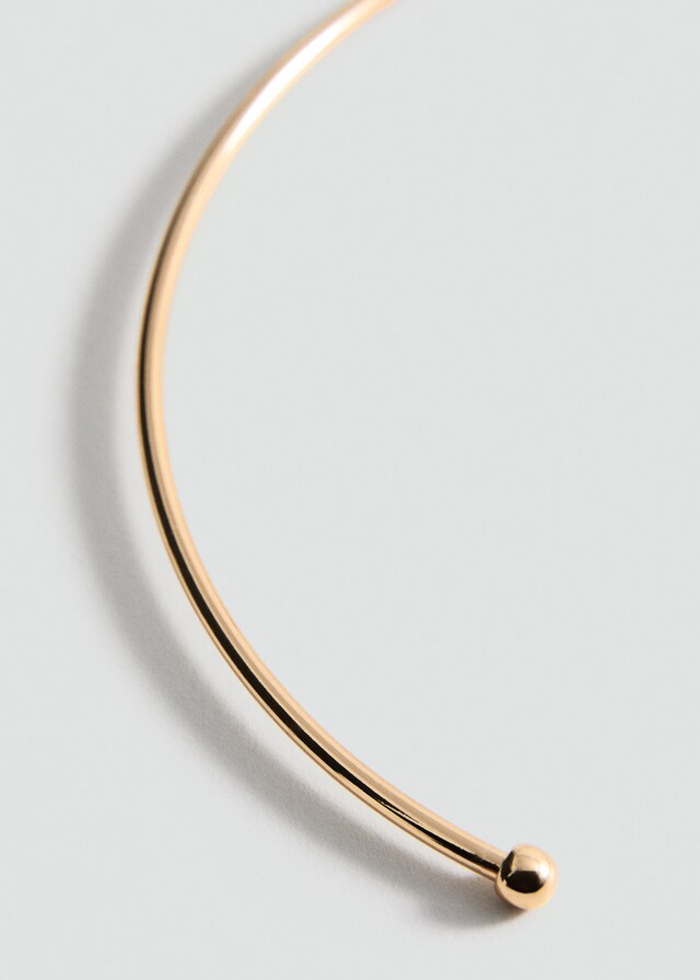 Mango Collar rígido diseño circular Rebajas de fin de temporada