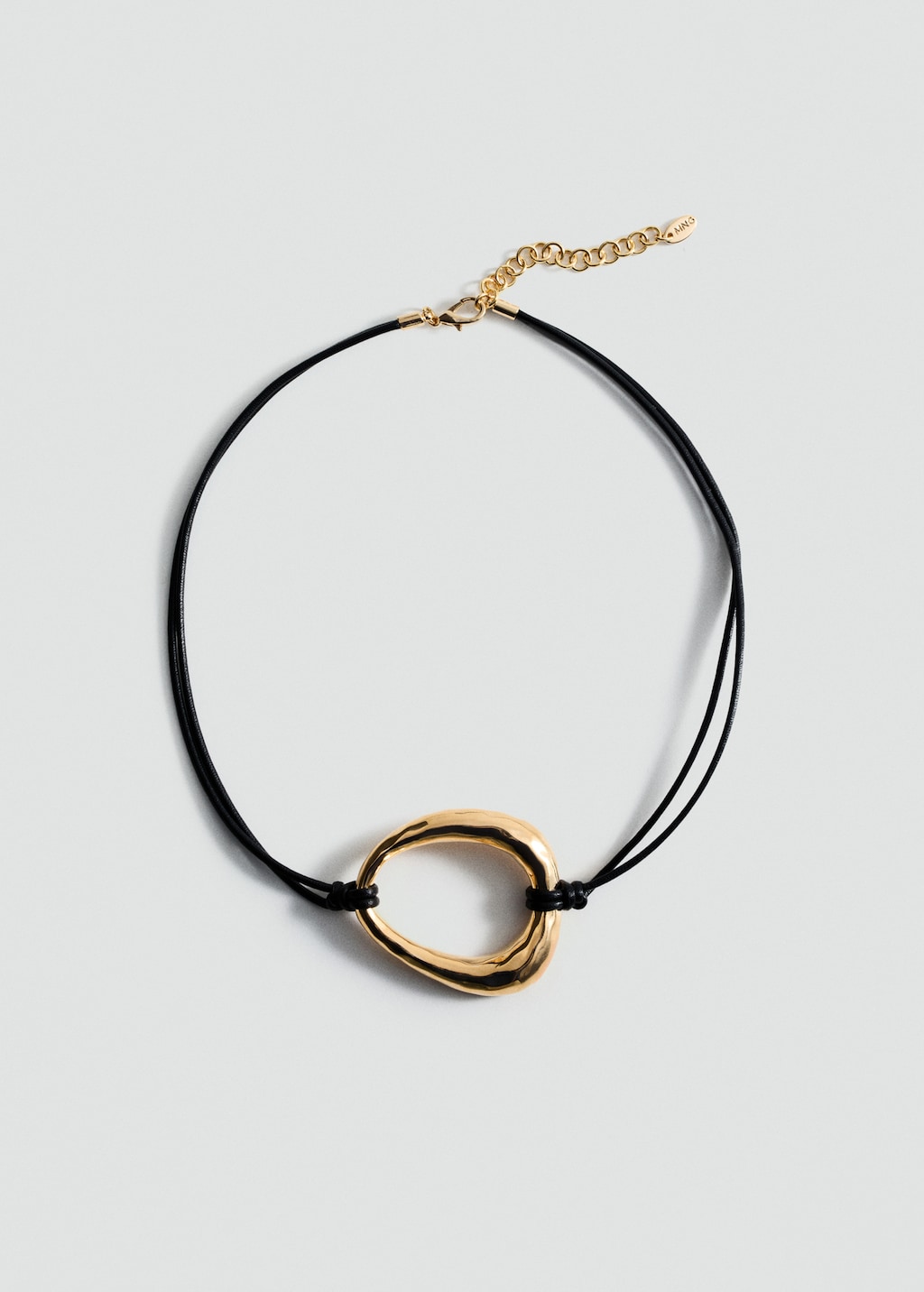 Mango Collar cordón pieza metálica