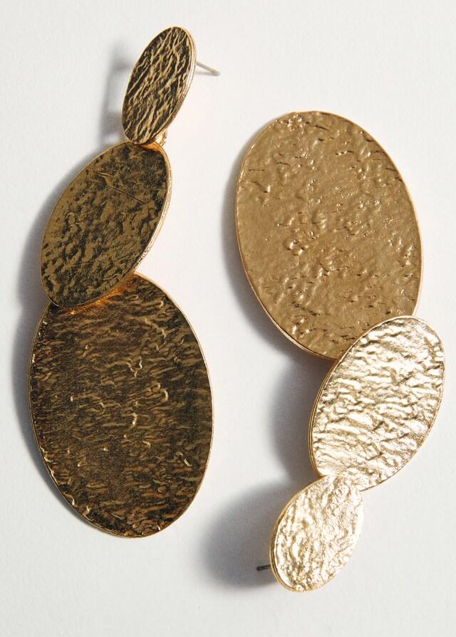 Mango Pendientes largos textura Rebajas