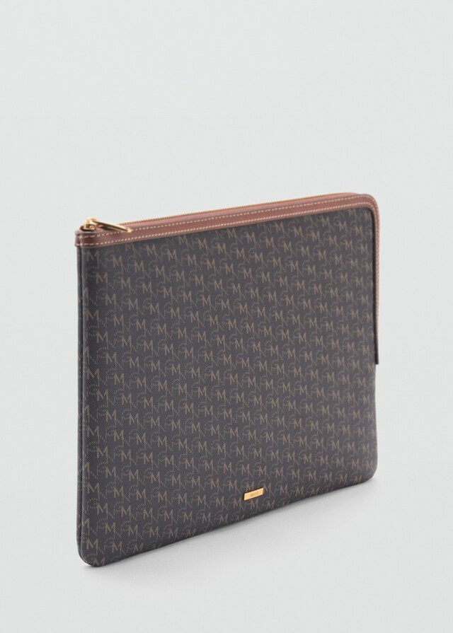 Mango Funda portátil estampado logo Últimos 3 días