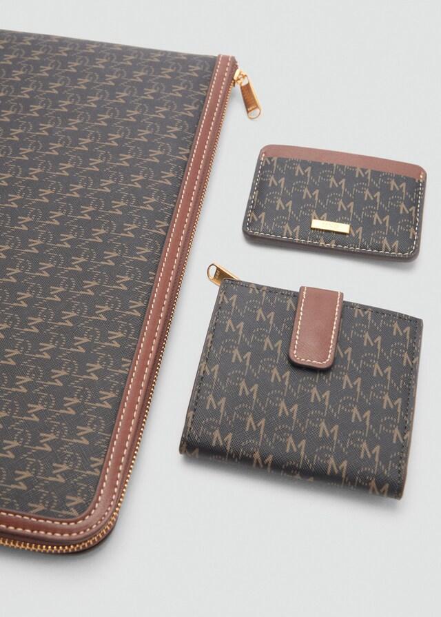 Mango Funda portátil estampado logo Últimos 3 días