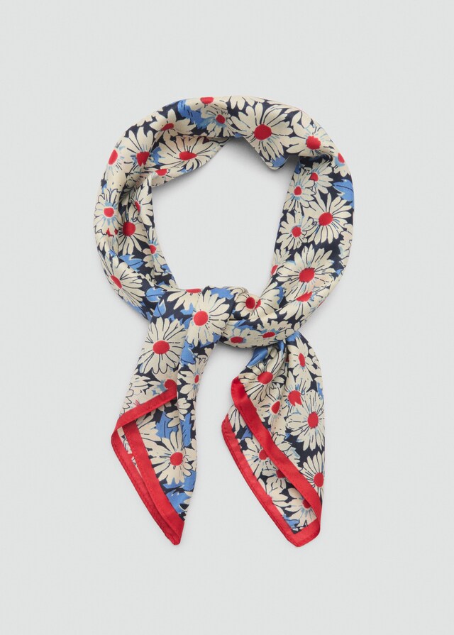 Mango Pañuelo estampado floral Solo hoy