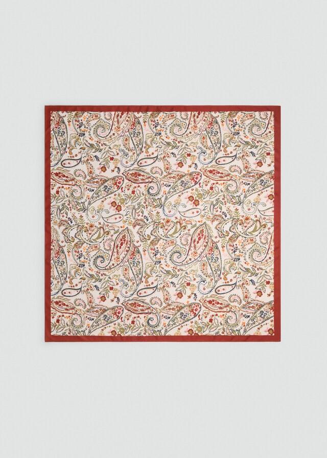 Mango Pañuelo satinado paisley Superdescuento