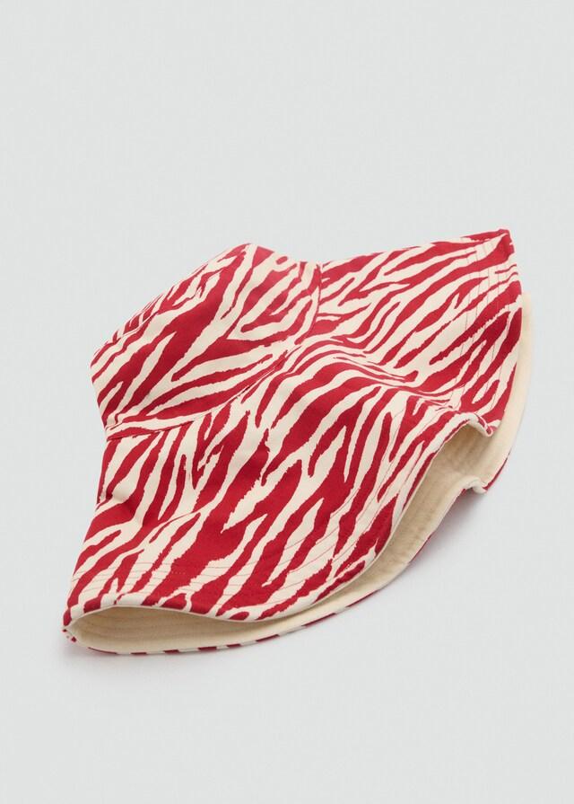 Mango Sombrero bucket cebra reversible Envío internacional gratuito