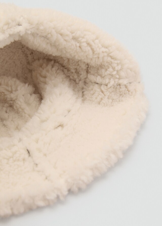 Mango Gorro bucket borreguito Ahorra y exporta