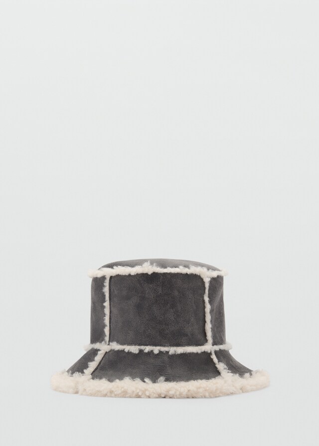 Mango Gorro bucket borreguito Precios de Black Friday
