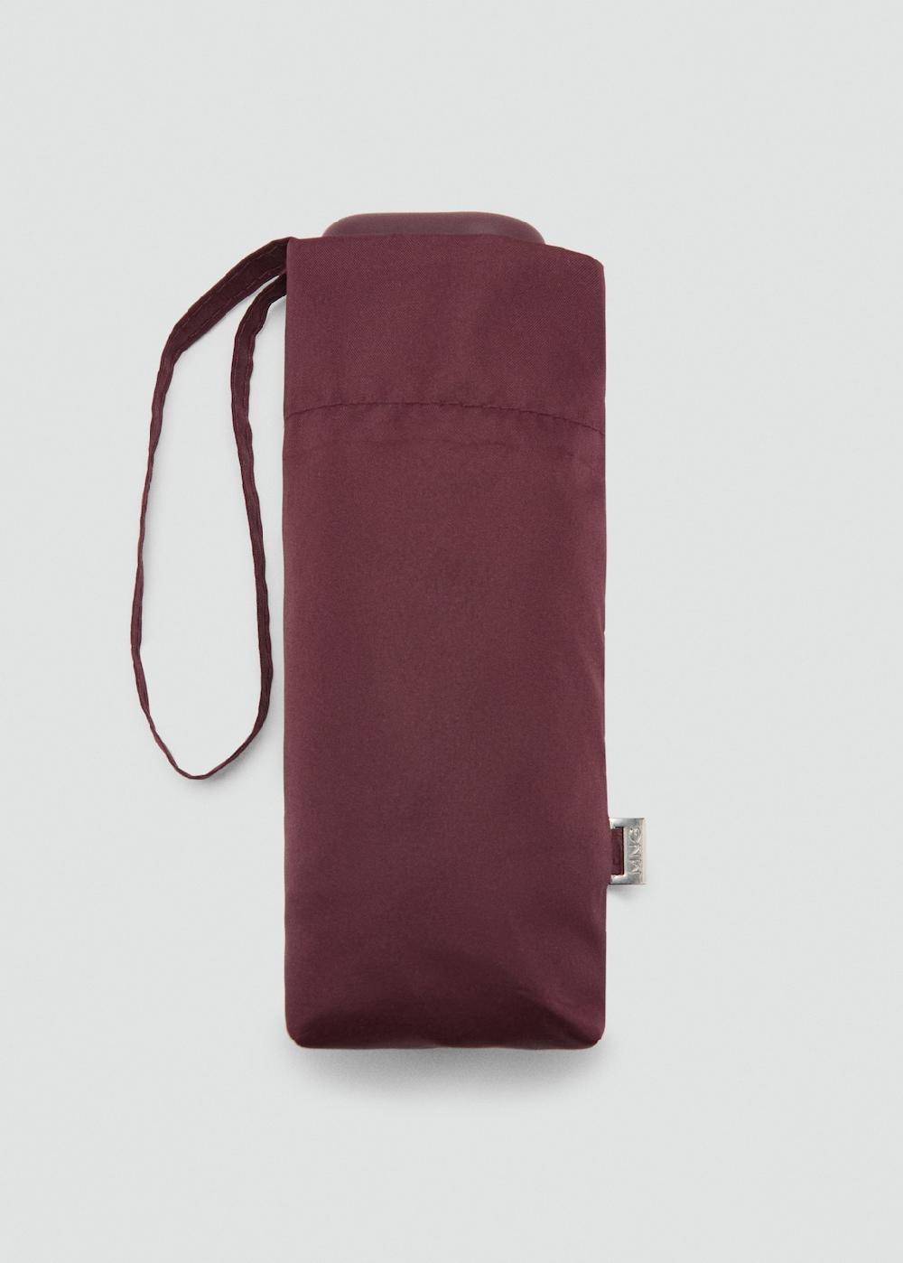 Mango Paraguas plegable liso Descuento por venta flash