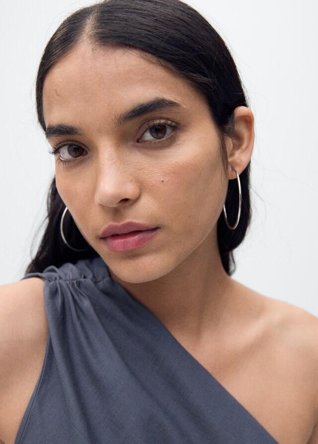Mango Vestido asimétrico detalles fruncidos Grandes ahorros