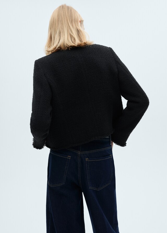 Mango Chaqueta tweed botones joya Los más vendidos