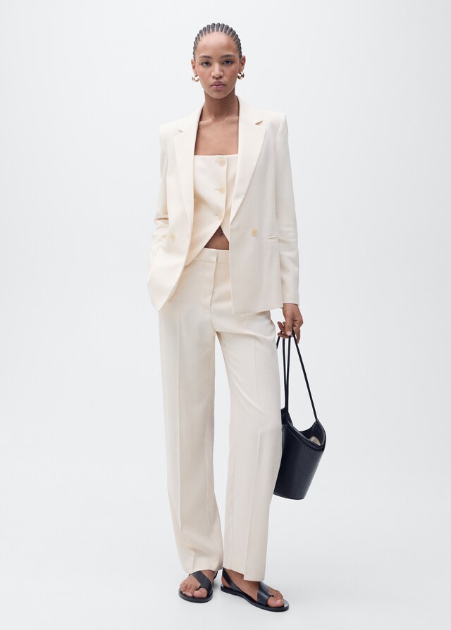 Mango Pantalón recto traje COMPRAR AHORA