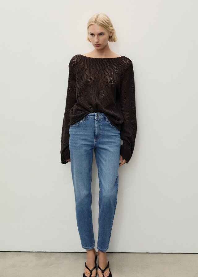Mango Jeans Newmom confort tiro alto Superdescuento