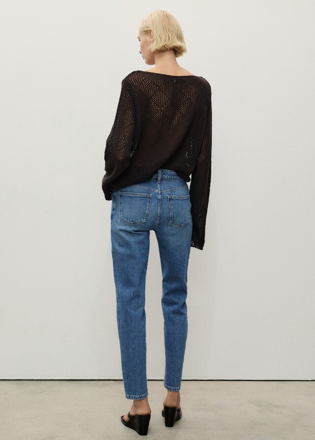 Mango Jeans Newmom confort tiro alto Superdescuento