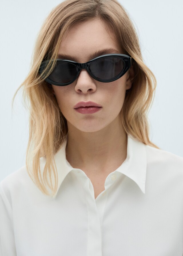 Mango Camisa manga larga fluida Grandes ahorros