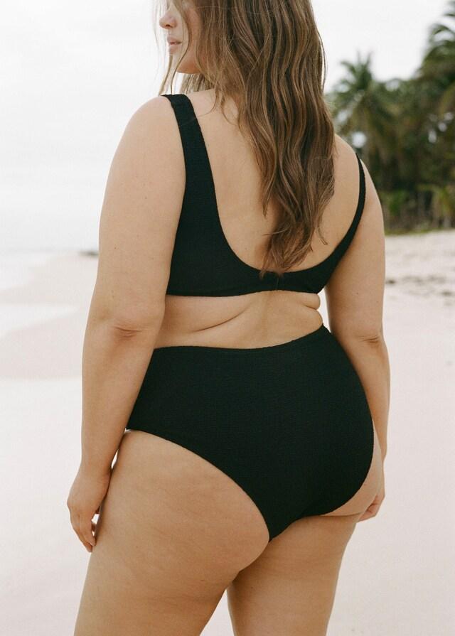Mango Braguita bikini tiro alto efecto toalla Últimos 3 días