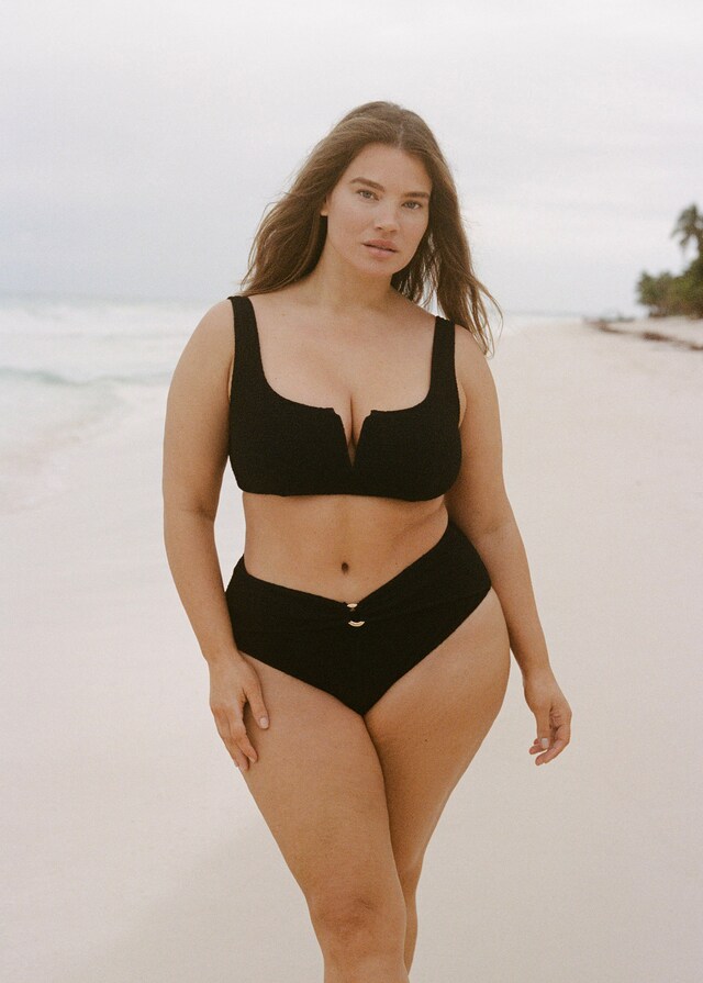 Mango Top bikini efecto toalla COMPRAR AHORA