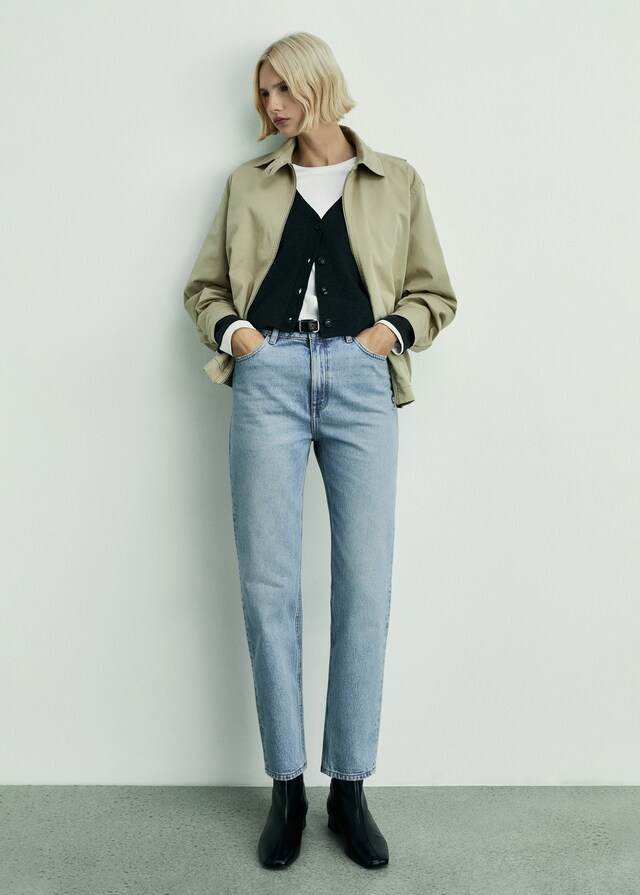 Mango Jeans Mom2000 mom tiro alto En oferta