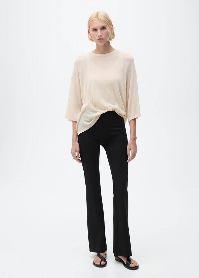 Mango Leggings acampanados Descuento por venta flash