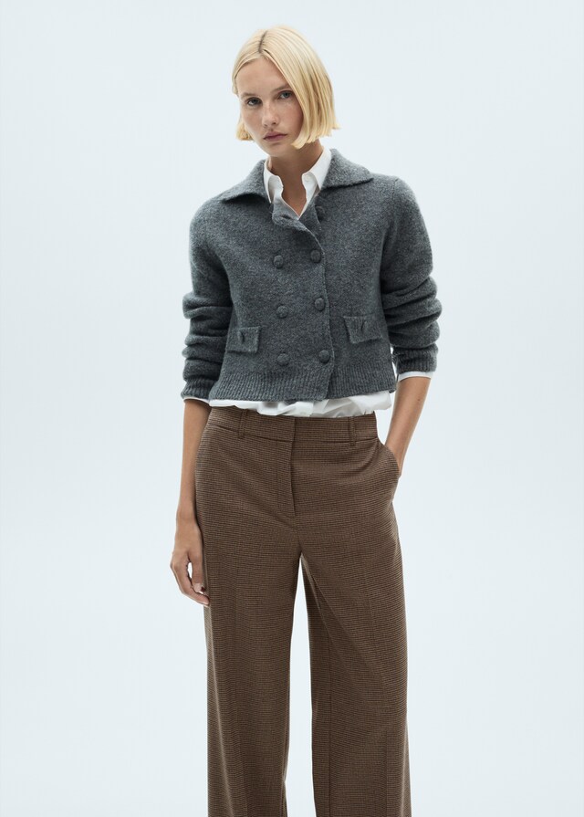 Mango Pantalón wideleg tiro medio Ofertas de temporada