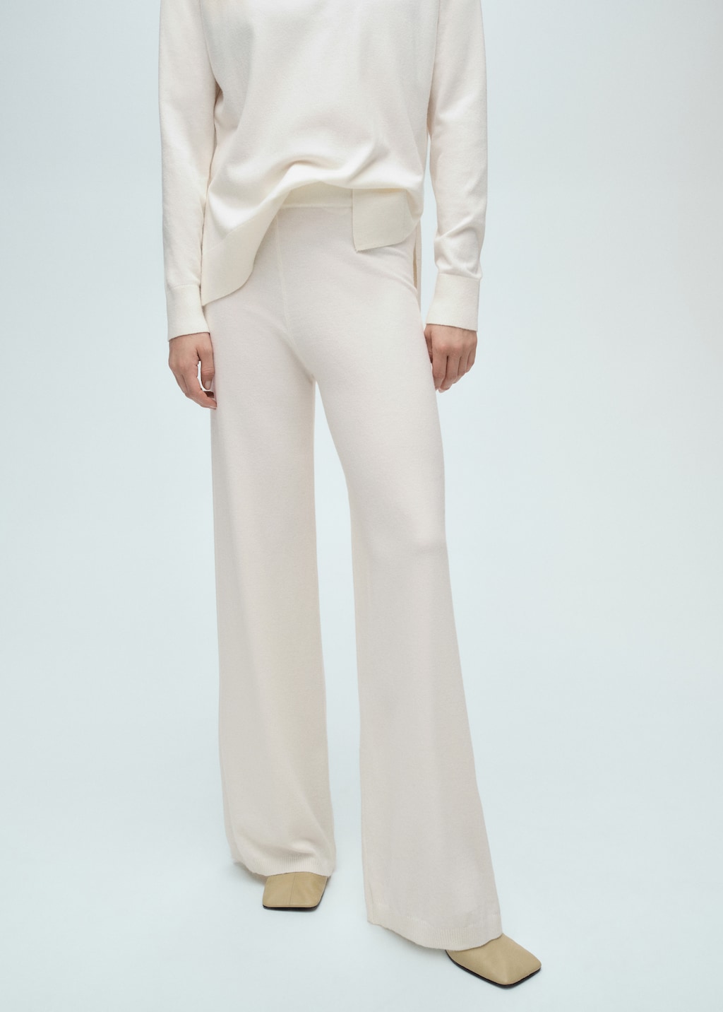 Mango Pantalón wideleg punto fino Ofertas especiales