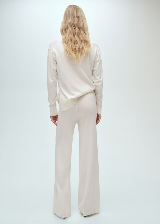 Mango Pantalón wideleg punto fino Ofertas especiales