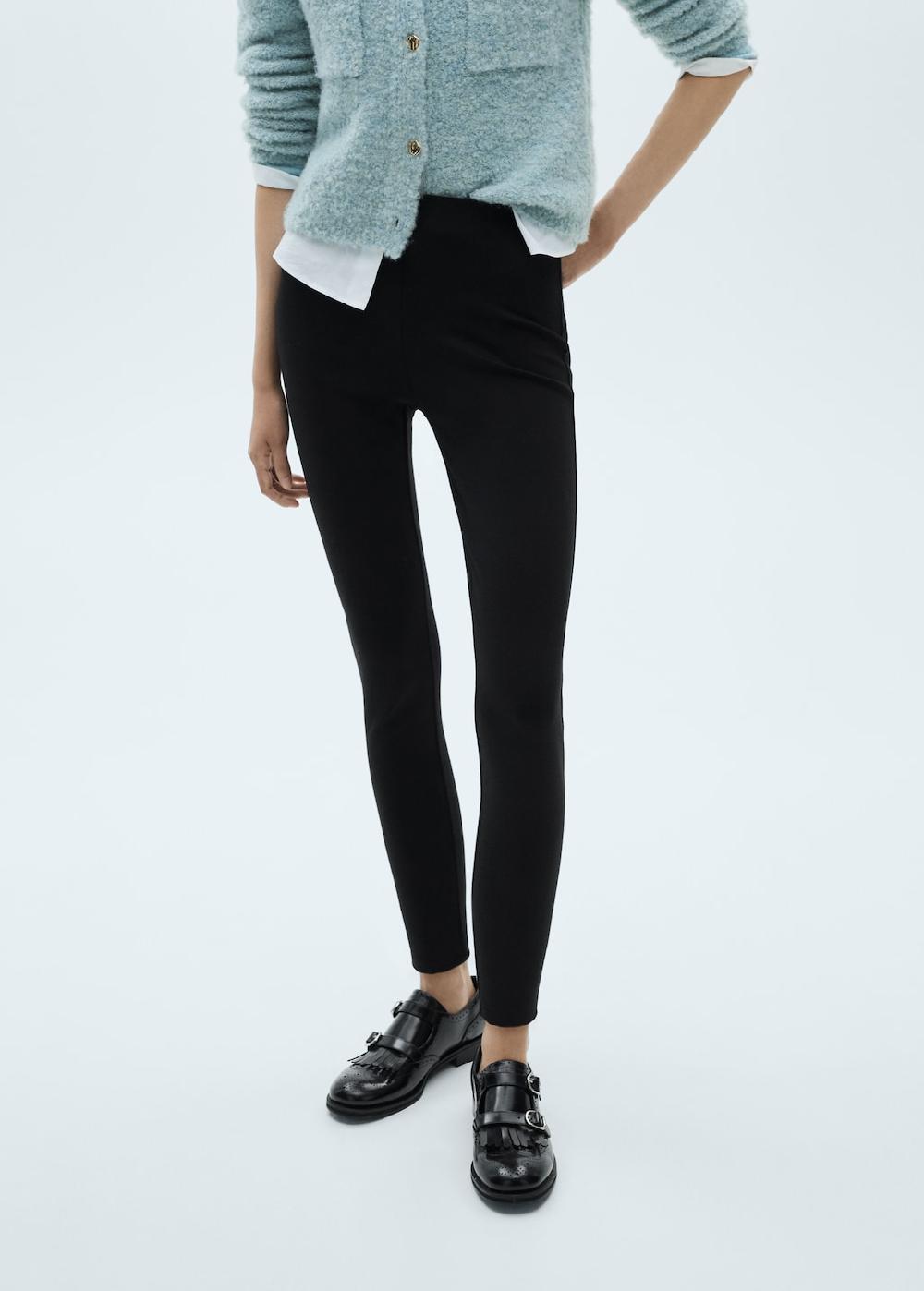 Mango Leggings skinny tiro medio
