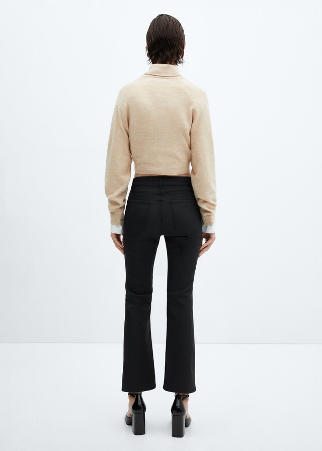 Mango Jeans Sienna flare crop encerados Venta caliente