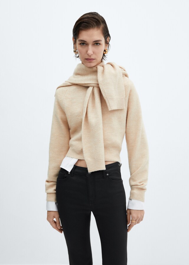 Mango Jeans Sienna flare crop encerados Venta caliente