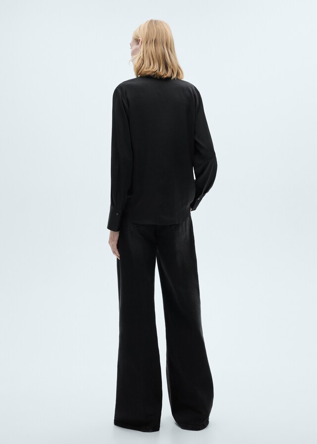 Mango Camisa fluida satinada Rebajas online