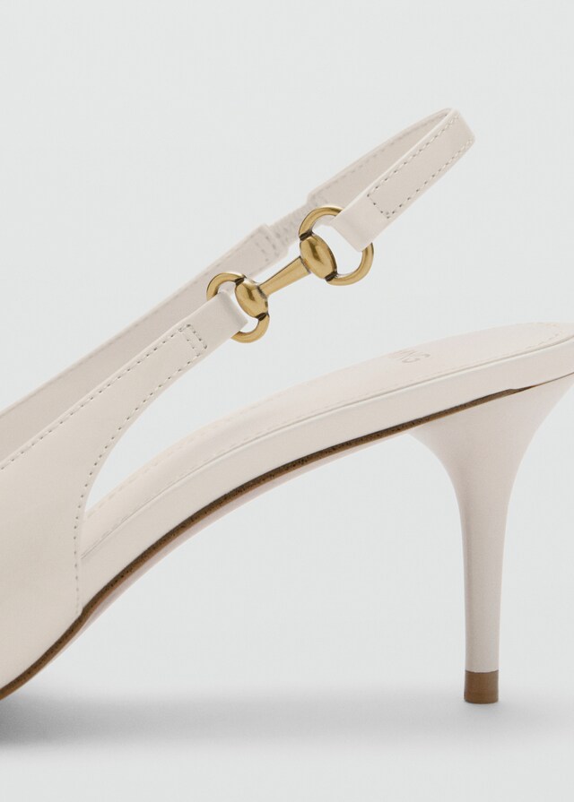 Mango Zapato tacón detalle eslabón En oferta