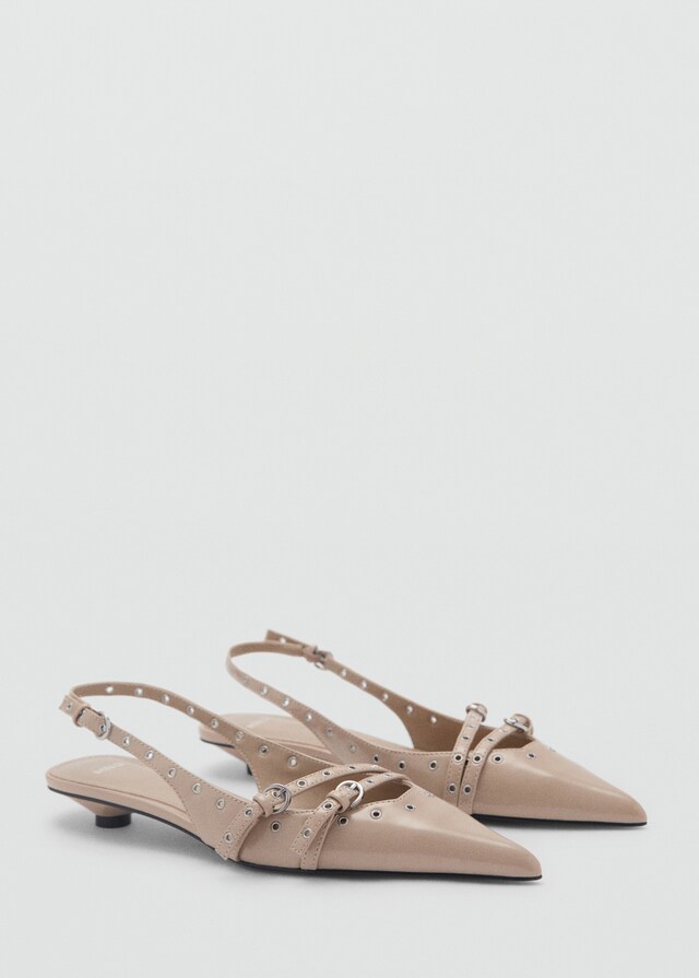 Mango Zapato kitten troquelado Descuento por venta flash