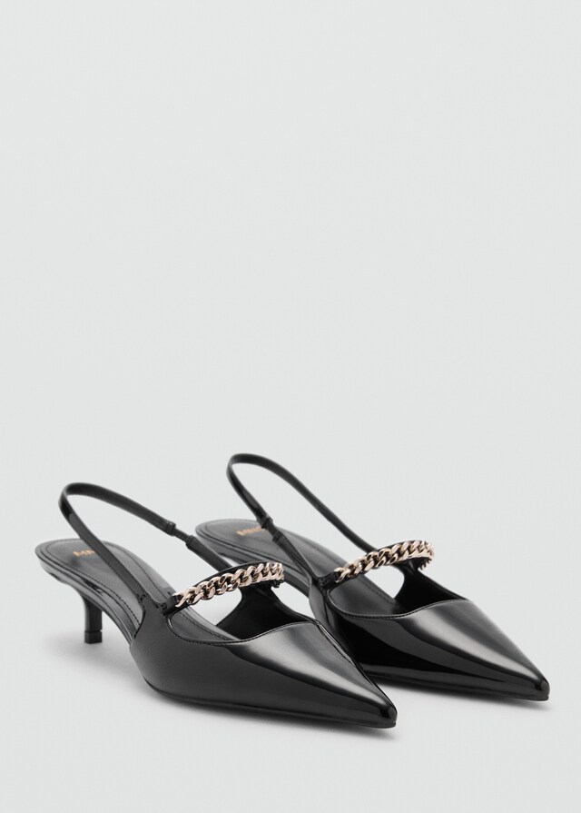 Mango Zapato tacón tira eslabones Ofertas especiales
