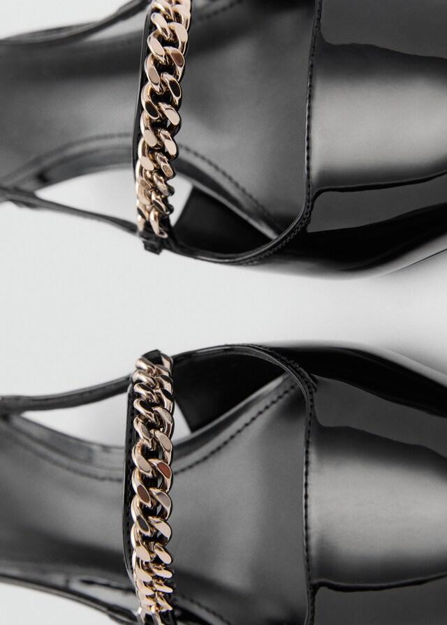 Mango Zapato tacón tira eslabones Ofertas especiales