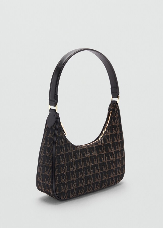 Mango Bolso hombro estampado logo Rebajas baratas