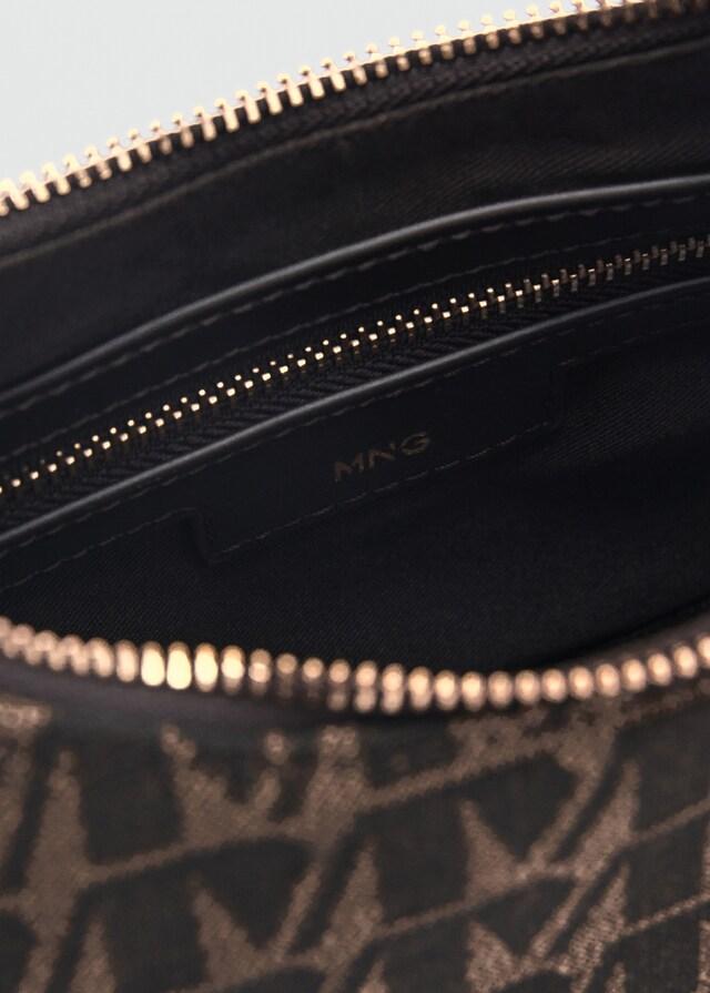 Mango Bolso hombro estampado logo Rebajas baratas
