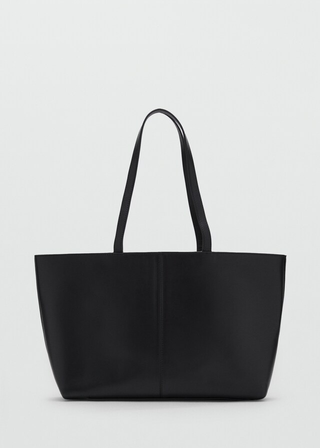Mango Bolso shopper mediano piel Devoluciones gratuitas