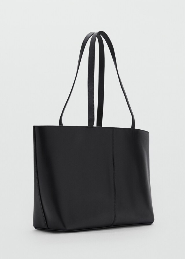 Mango Bolso shopper mediano piel Devoluciones gratuitas