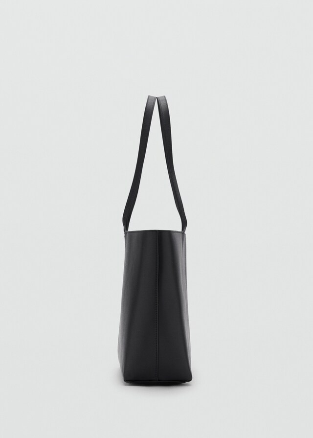 Mango Bolso shopper mediano piel Devoluciones gratuitas