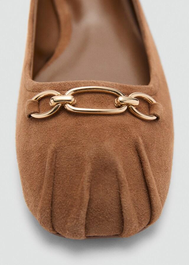 Mango Bailarina piel eslabones Ofertas